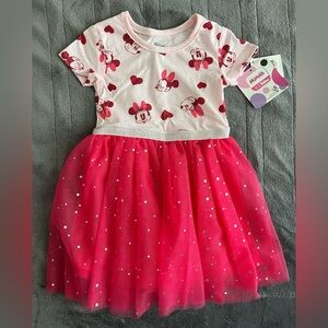 Disney Pink and Red Minnie Mouse Dress